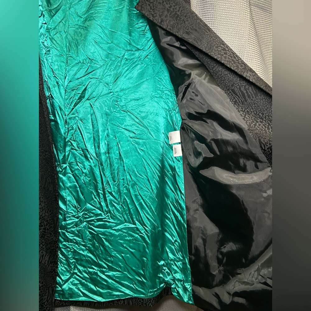 Kasper Black Jacket with Teal Interior - Picture 2 of 8